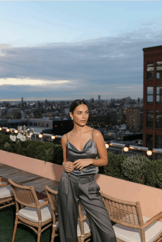 woman in an Elegant dressy separates